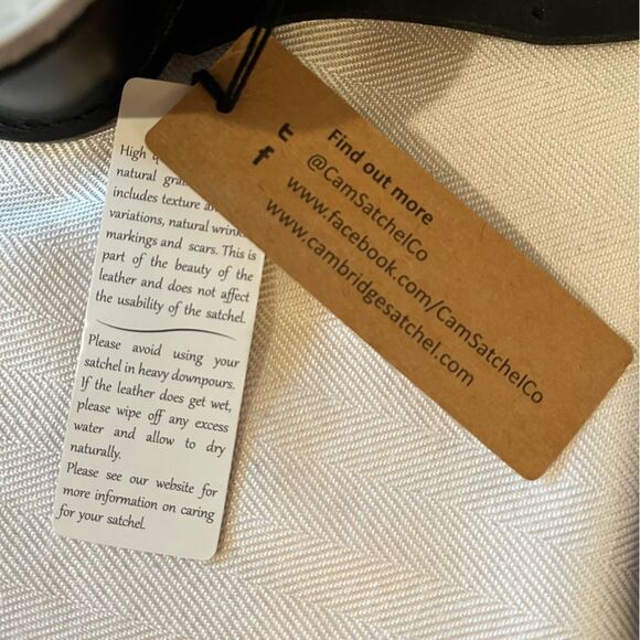 The Cambridge Satchel mini leather crossbody travel bag purse, New with tags! - Picture 4 of 12